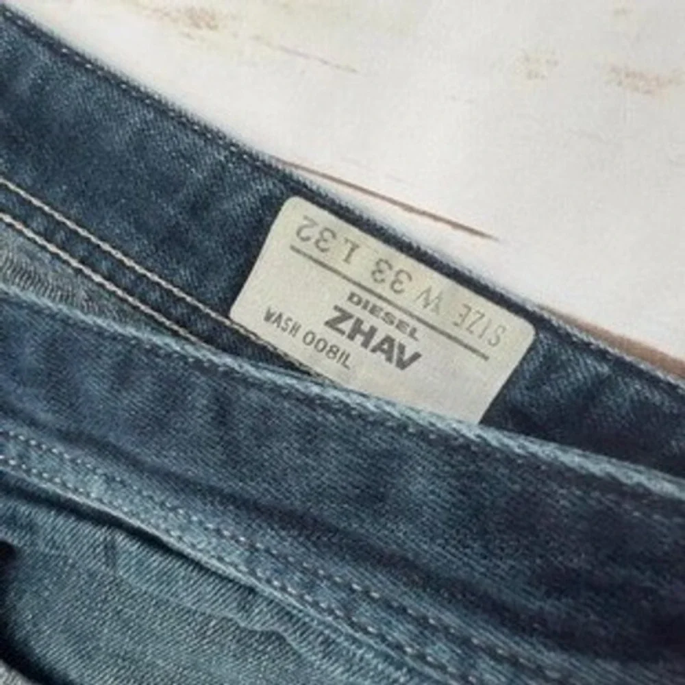 Diesel Zhav Jeans Blue Straight‎ Leg Wash 008IL W33 L32